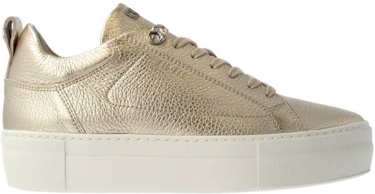 Red-Rag Red Rag Vrouwen Suède Effen Lage sneakers Damesschoenen 74402 Goud - Foto 3