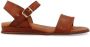 Red-Rag Red Rag Sandalen Dames Damesschoenen Leer Sleehak hoogte 4 cm 79370 Cognac - Thumbnail 2