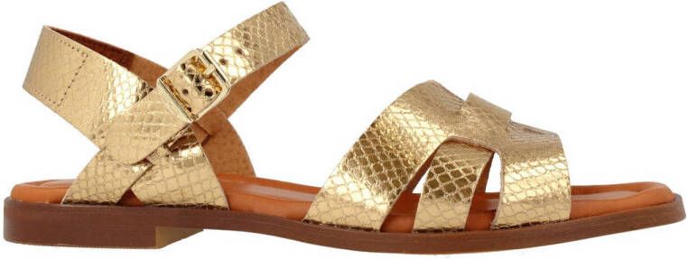 Red Rag 79664~~~~~~~~~~~~~~~~~~~~~~~~~ Platte sandalenDames Sandalen Metallics