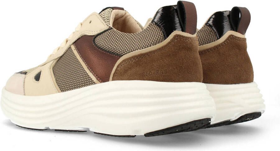 Red Rag chunky leren sneakers beige - Foto 3