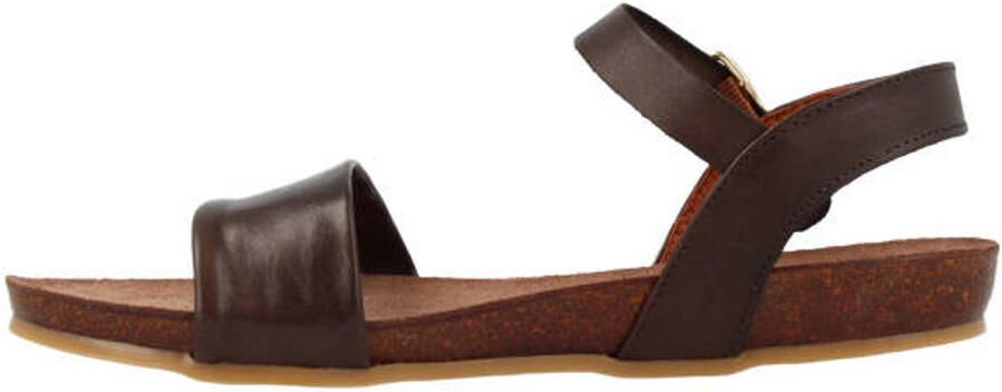Red Rag leren sandalen donkerbuin - Foto 3