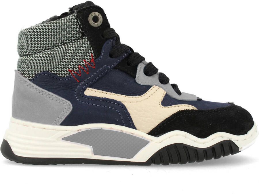 Red-Rag 13923 sneaker boots blauw combi