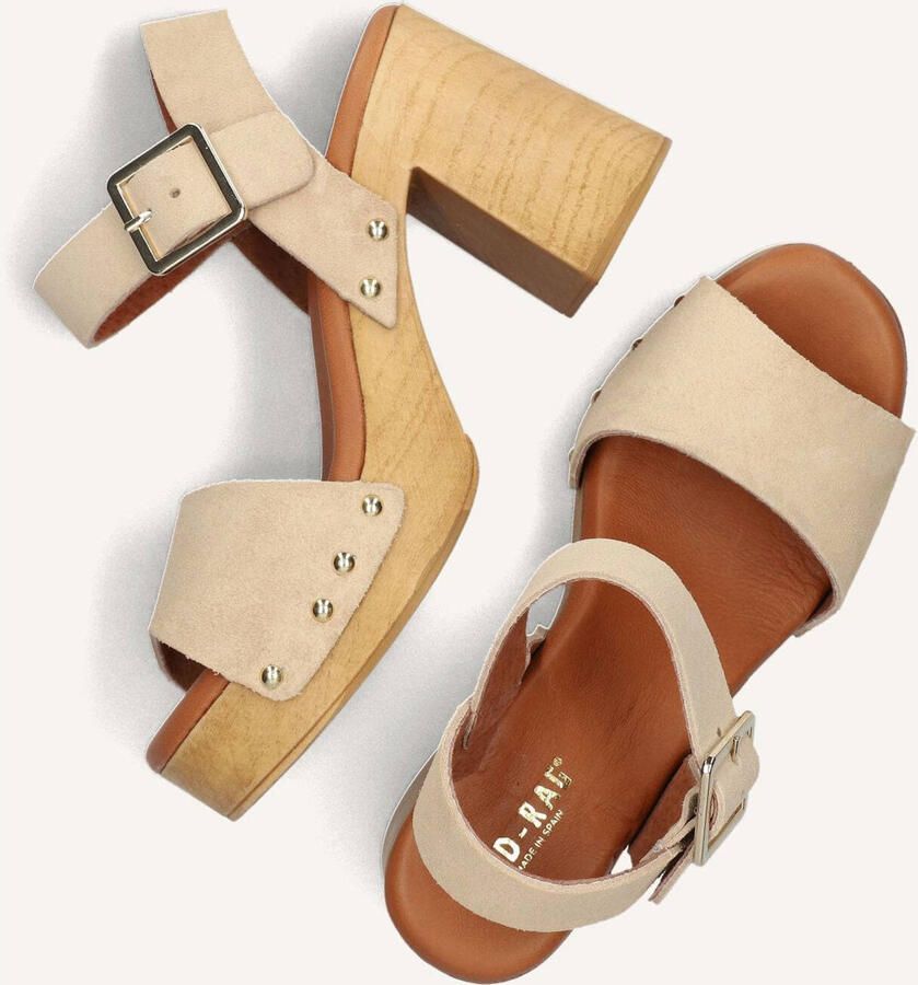 RED-RAG Sandalen Dames 79568 Suède Beige - Foto 3