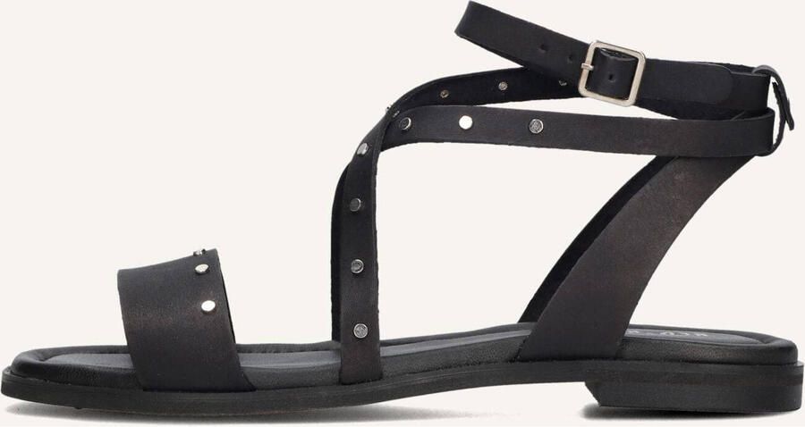RED-RAG Sandalen Dames 79658 Maat: 39 Materiaal: Leer Kleur: Zwart - Foto 2