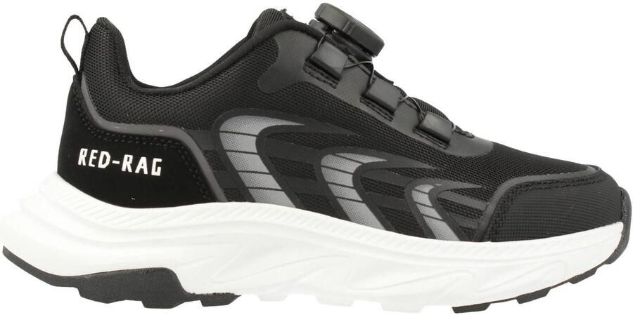 Red-Rag 15863 speedlace sneaker zwart