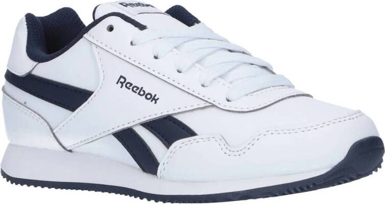 Reebok Classics Classic Jog 3.0 sneakers wit donkerblauw Jongens Meisjes Imitatieleer 36