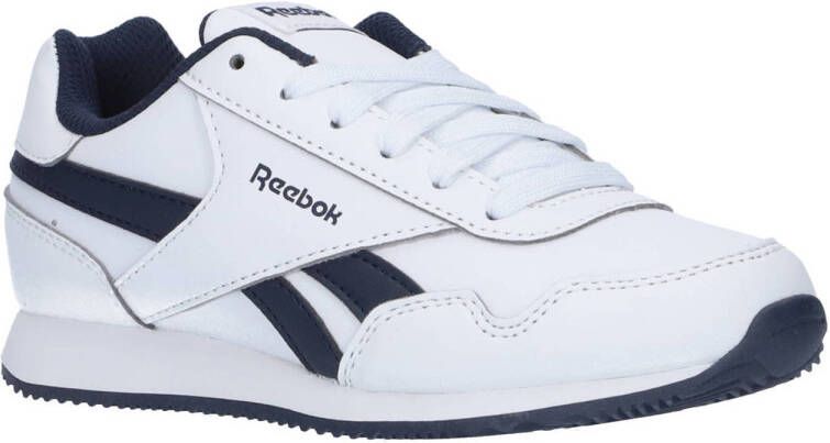Reebok Classics Royal Prime Jog 3.0 sneakers wit donkerblauw Imitatieleer 27.5