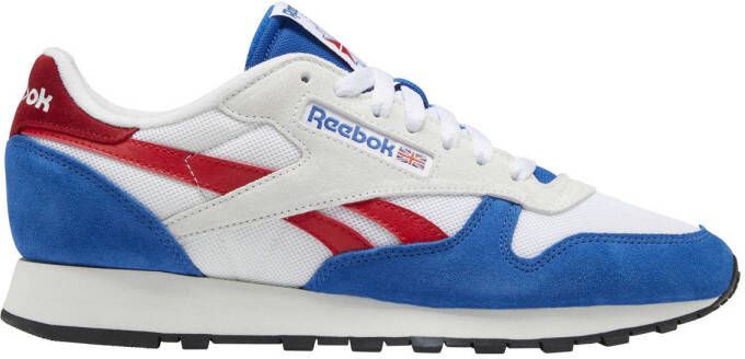 Reebok Classics Classic Leather sneakers blauw wit rood