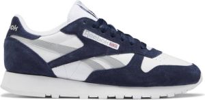 Reebok Classics Classic Leather sneakers donkerblauw wit grijs