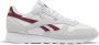 Reebok Classics Classic Leather sneakers wit donkerrood - Thumbnail 1