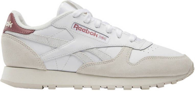 Reebok Classics Classic Leather sneakers wit ecru roze