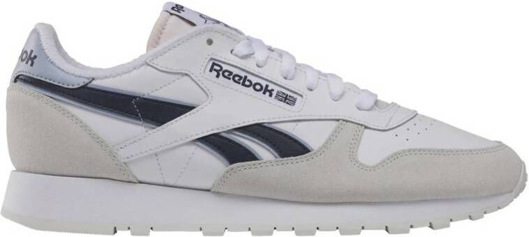 Reebok Classics Classic Leather sneakers wit grijs lichtblauw