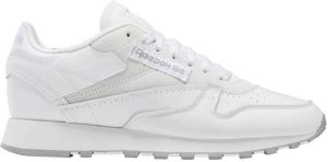 Reebok Classics Classic Leather sneakers wit grijs roze