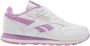 Reebok Classics Classic Leather sneakers wit roze Leer Effen 27.5 - Thumbnail 1