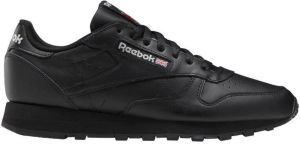 Reebok Classic Leather CL LTHR Sneakers Sportschoenen Schoenen Leer Zwart GY0960