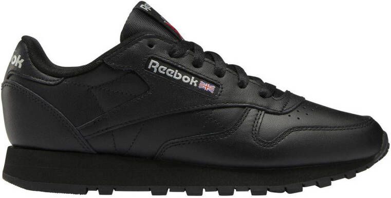 Reebok Classic Leather CL LTHR Dames Sneakers Sportschoenen Schoenen Leer Zwart GY0960