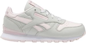 Reebok Classics Classic Leather Step 'N' Flash sneakers met lichtjes grijs lichtroze