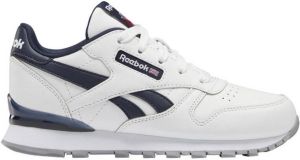 Reebok Classics Classic Leather Step 'N' Flash sneakers met lichtjes wit donkerblauw