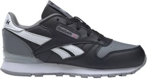 Reebok Classics Classic Leather Step 'N' Flash sneakers met lichtjes zwart grijs wit