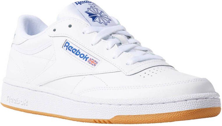 Reebok Classics Club C 85 leren sneakers wit blauw