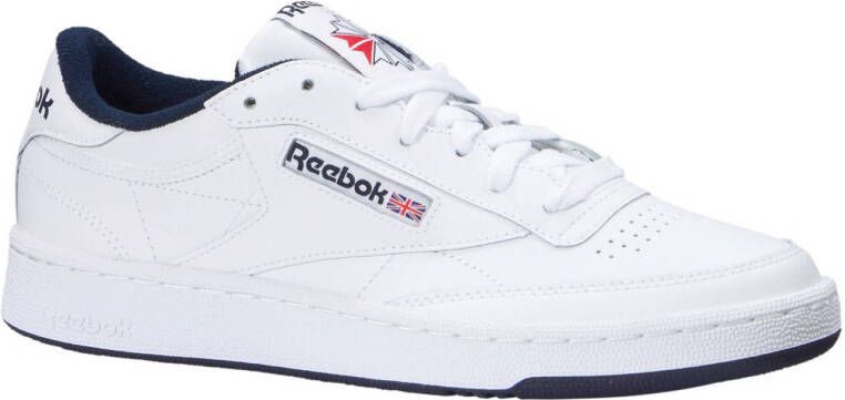 Reebok Classics Club C 85 leren sneakers wit donkerblauw