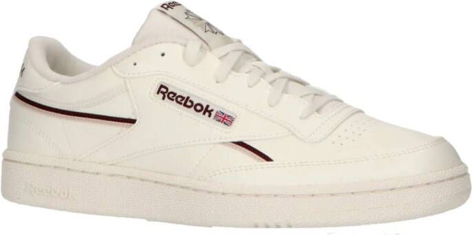 Reebok Classics Club C 85 Vegan sneakers ecru donkerrood