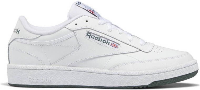 Reebok Classics Club C 85 leren sneakers wit groen