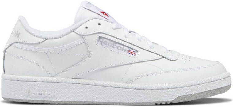 Reebok Classics Club C 85 leren sneakers wit grijs