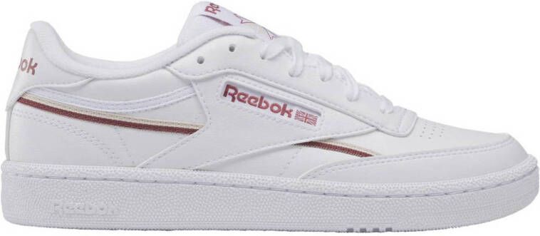 Reebok Classics Club C 85 Vegan sneakers wit rood beige