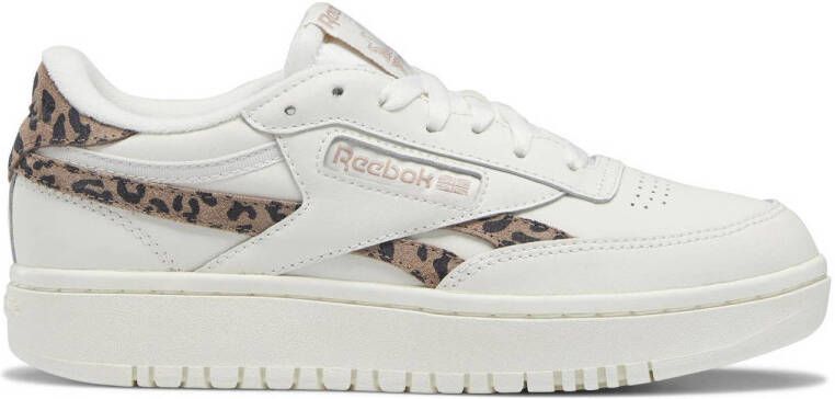 Reebok Classics Club C Double GEO sneakers ecru taupe zwart