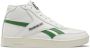 Reebok Classics Club C Form Hi leren sneakers ecru groen - Thumbnail 1