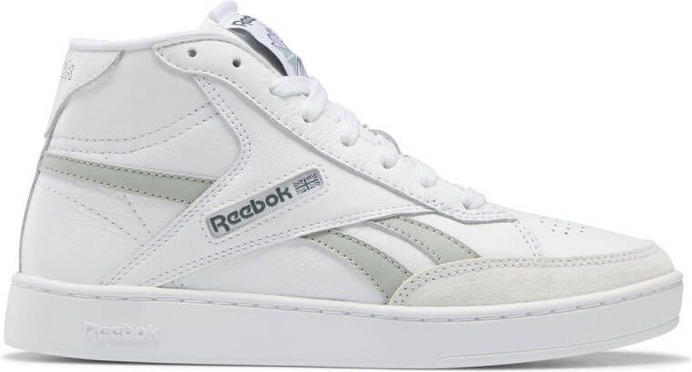 Reebok Classics Club C Form Hi leren sneakers wit lichtgroen