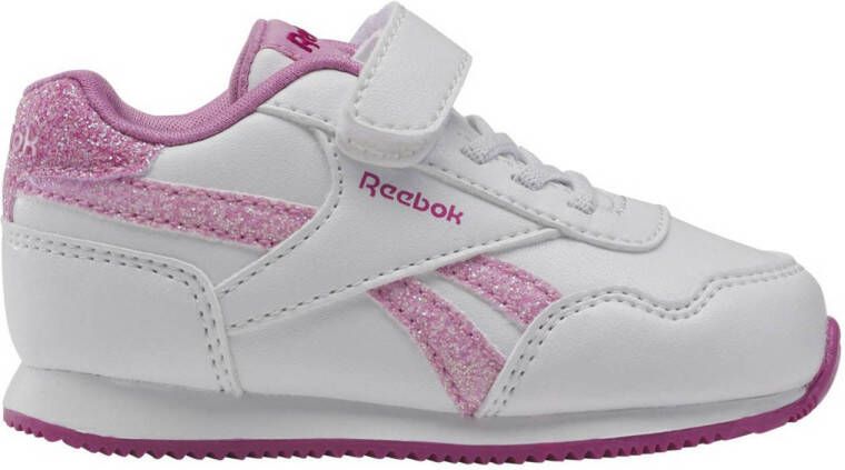 Reebok Classics Royal Prime Jog 3.0 sneakers wit roze Jongens Meisjes Imitatieleer 21.5
