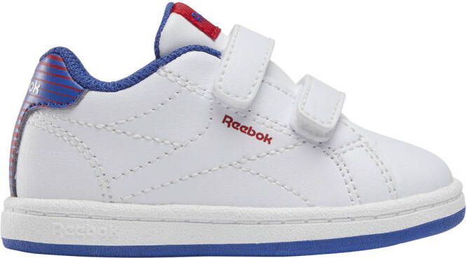 Reebok Classics Royal Complete Clean 2.0 sneakers wit kobaltblauw rood