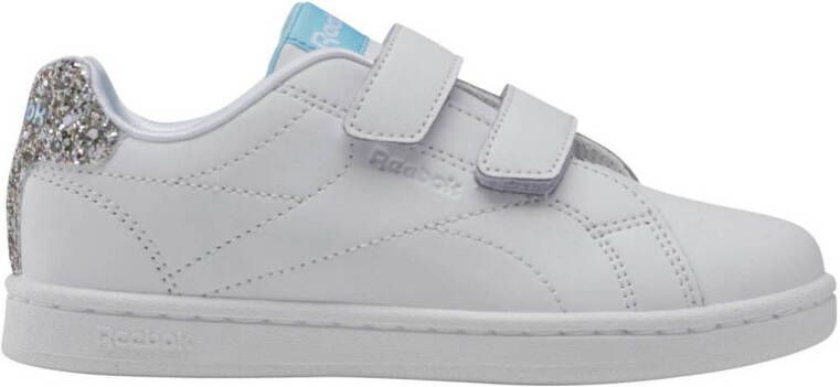 Reebok Classics Royal Complete Clean Alt 2.0 sneakers wit lichtblauw Jongens Imitatieleer 30.5