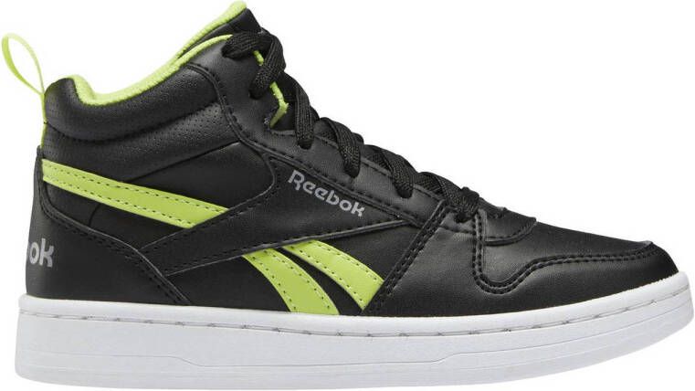 Reebok royal prime mid 2 schoenen Black Black Acid Yellow