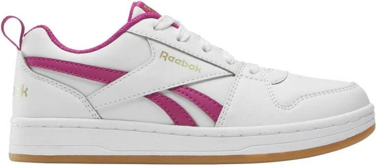 Reebok Classics Royal Prime 2.0 sneakers wit roze Jongens Meisjes Imitatieleer 32.5