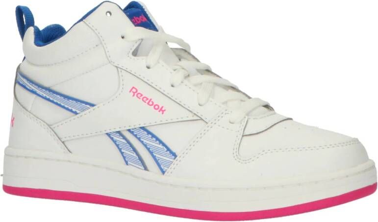 Reebok Classics Royal Prime Mid 2.0 sneakers wit blauw rood