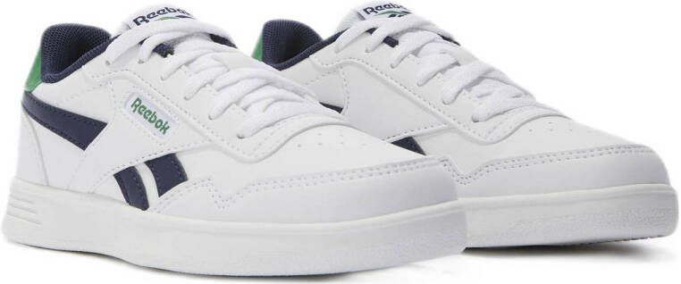 Reebok Court Advance sneakers wit blauw groen