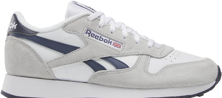 Reebok Classic Leather leren sneakers wit blauw