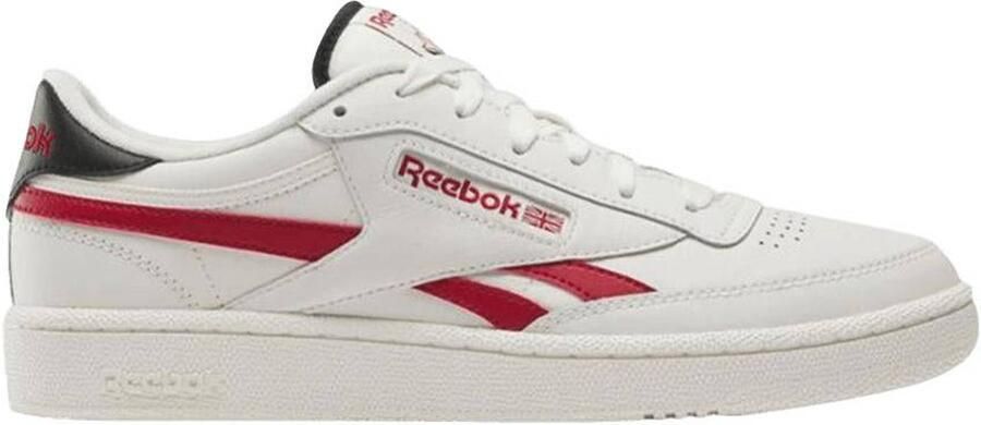 Reebok Club C Revenge leren sneakers ecru rood