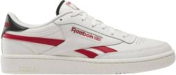 Reebok Club C Revenge leren sneakers ecru rood Meisjes Leer Meerkleurig