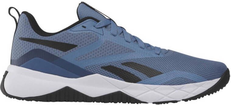 Reebok Training NFX trainer fitness schoenen blauw zwart wit