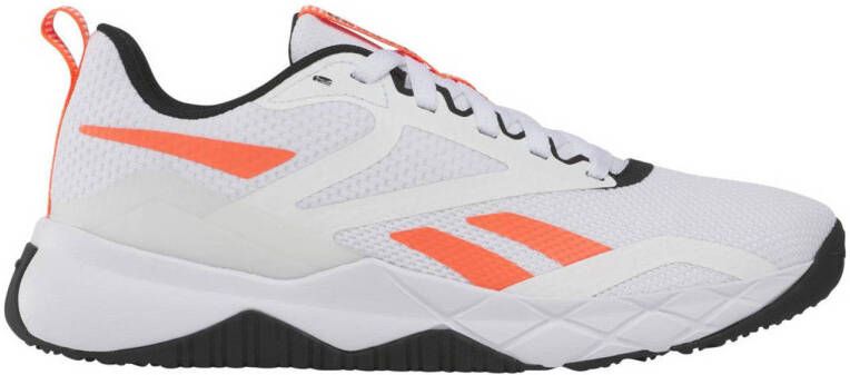Reebok Training NFX trainer fitness schoenen wit oranje zwart