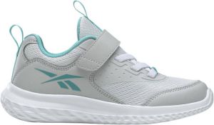 Reebok Training Rush Runner 4.0 sportschoenen grijs lichtblauwl wit