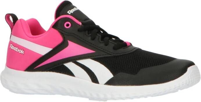 Reebok Training Rush Runner 5 CORE hardloopschoenen zwart roze wit Textiel 32.5 Sneakers