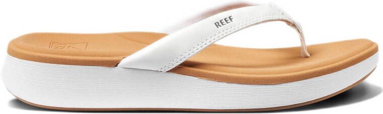 Reef Cushion Cloud teenslippers wit