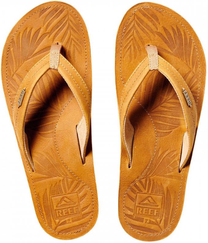 Reef Drift Away Le Teenslippers Zomer slippers Dames Camel