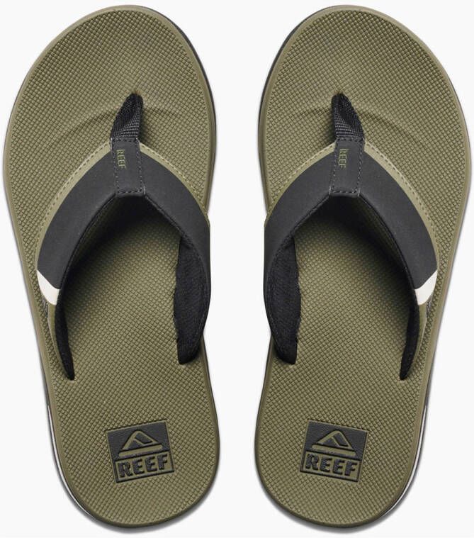 Reef Fanning Low teenslippers olijfgroen