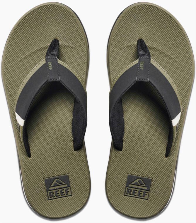 Reef Fanning Low Olive Heren Slippers Olijfgroen